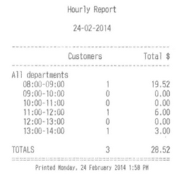 EZSCA Hourly Report Example