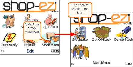 EZINV Stock Take Mobile01