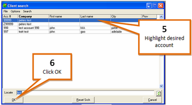 EZACC client search 03