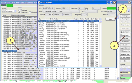 EZORD Order History 01