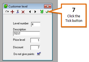 EZACC Modify Customer Level 05