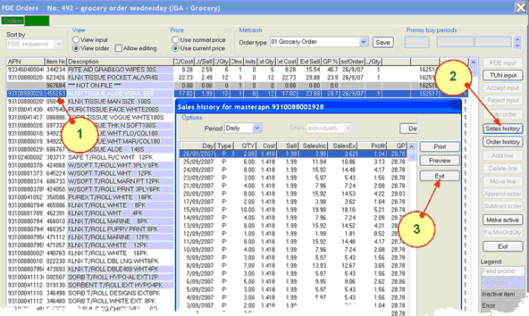 EZORD Sales History 01