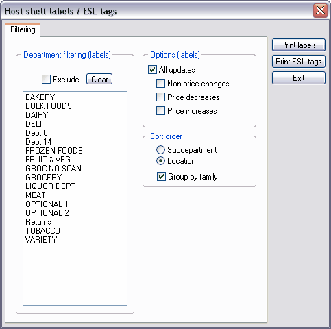 EZHST Host Labels Screen 01