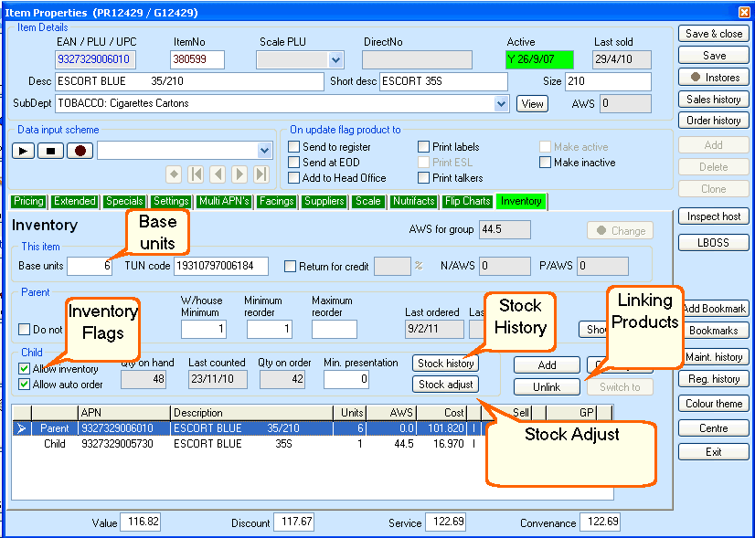 EZINV Inventory Set Up01