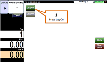 EZSCA Log On 01