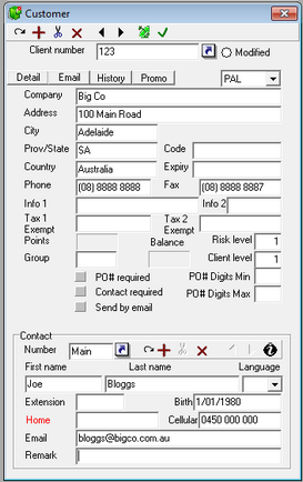 EZACC customer screen 01