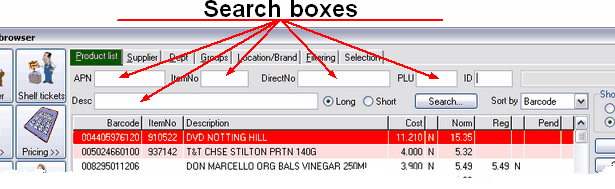 EZOFF search for a broduct in browser 01