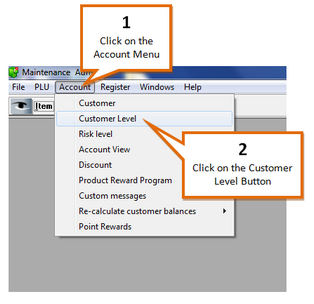 EZACC Modify Customer Level 01