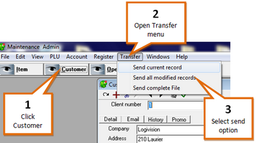 EZACC Send Record to Registers 01