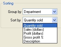 EZREP Item Sales Screen02